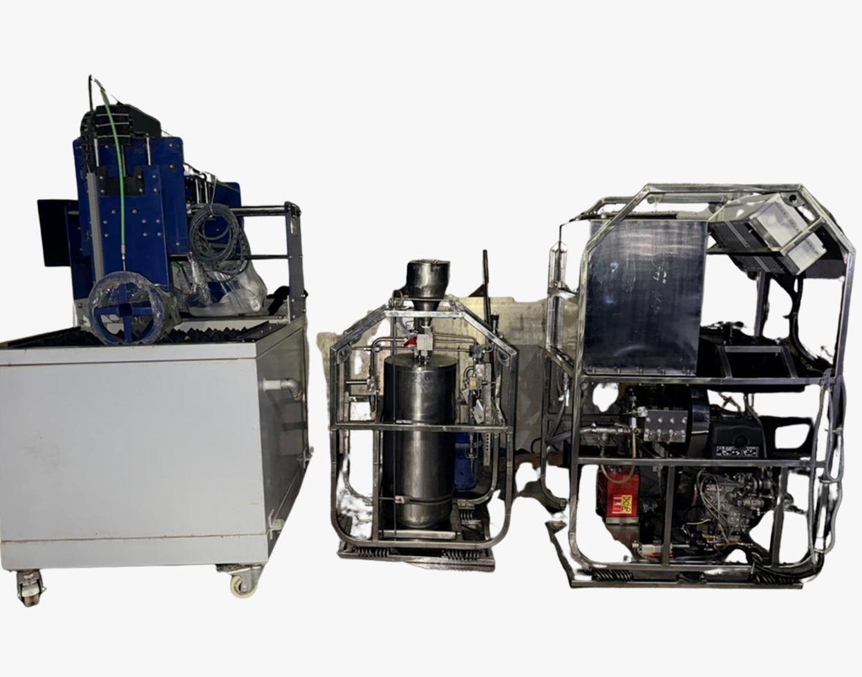 Slurry-Based Water Jet Cold Cutting Machine